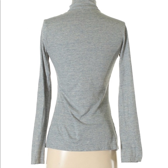 MAX STUDIO LONG SKEEVE GRAY TOP SZ SMALL - Picture 2 of 6